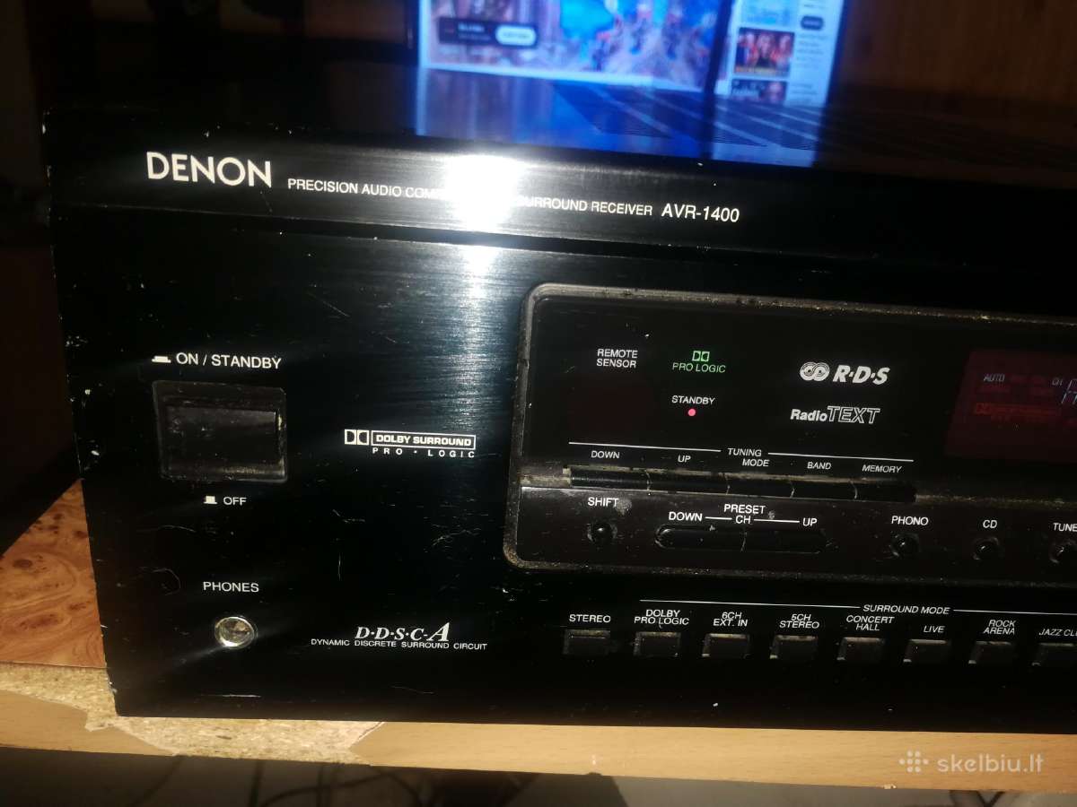 Stiprintuvas Denon Avr-1400 - nuotraukos Nr. 4