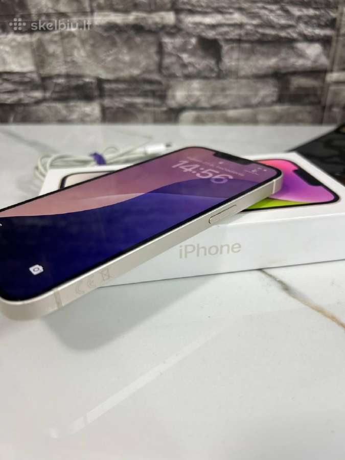 iPhone 14 128gb 80% White - nuotraukos Nr. 2