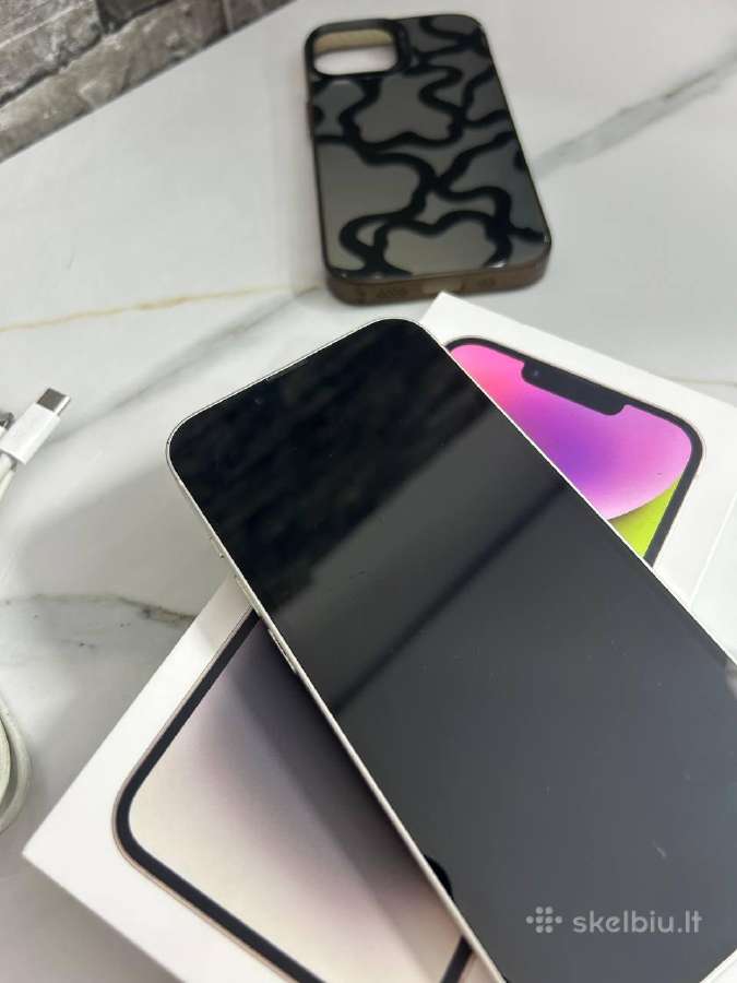 iPhone 14 128gb 80% White - nuotraukos Nr. 8