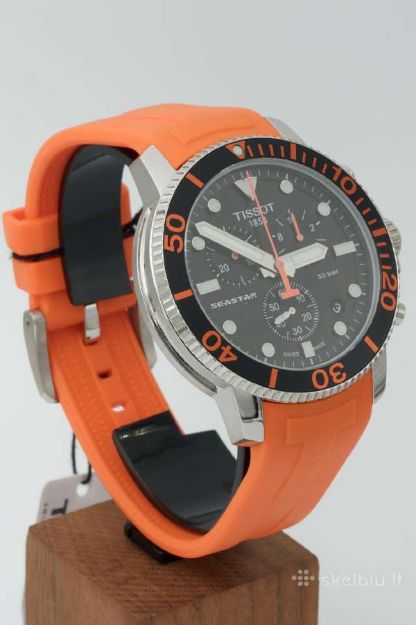 Naujas Laikrodis Tissot Seastar 45.5 mm 30 Atm - nuotraukos Nr. 4