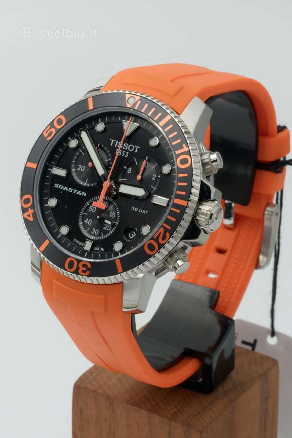 Naujas Laikrodis Tissot Seastar 45.5 mm 30 Atm - nuotraukos Nr. 6