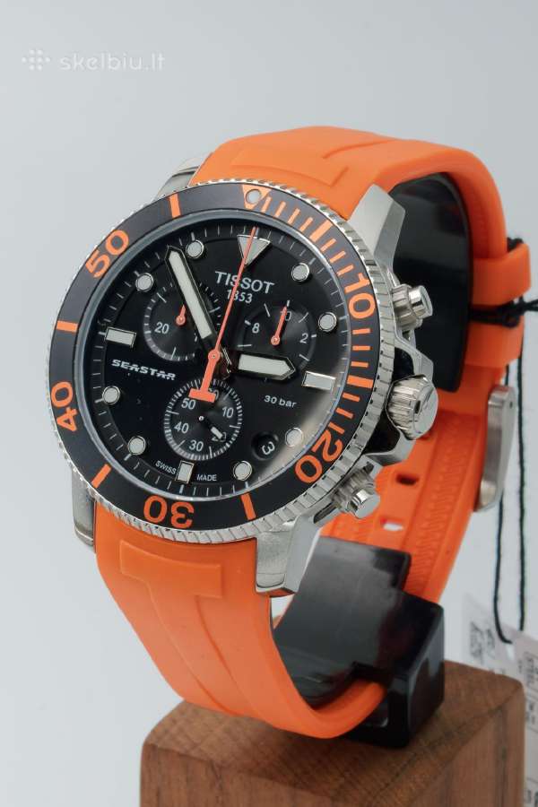 Naujas Laikrodis Tissot Seastar 45.5 mm 30 Atm - nuotraukos Nr. 3