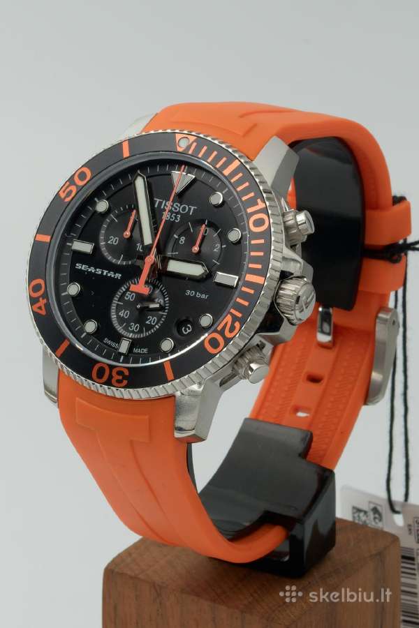 Naujas Laikrodis Tissot Seastar 45.5 mm 30 Atm - nuotraukos Nr. 9