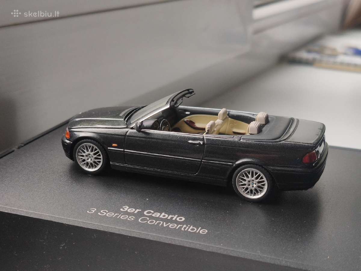 1:43 bmw e46 cabriolet minichamps - nuotraukos Nr. 6