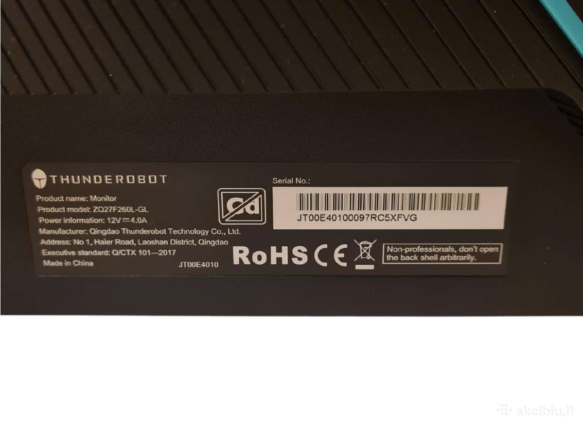 Monitorius Thunderobot Zq27f260l-gl 27 Qhd - nuotraukos Nr. 6