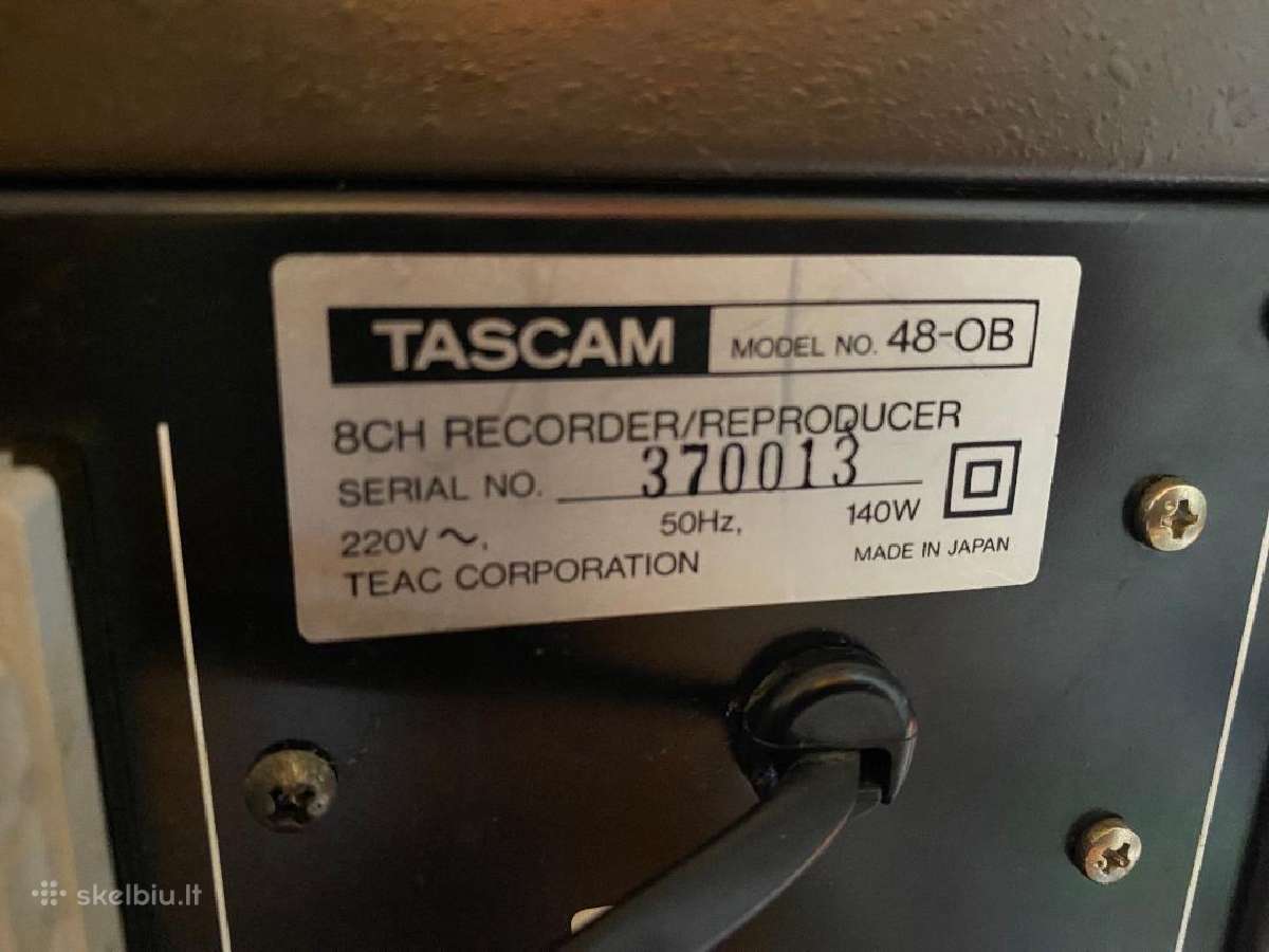 Tascam 48-ob - nuotraukos Nr. 6
