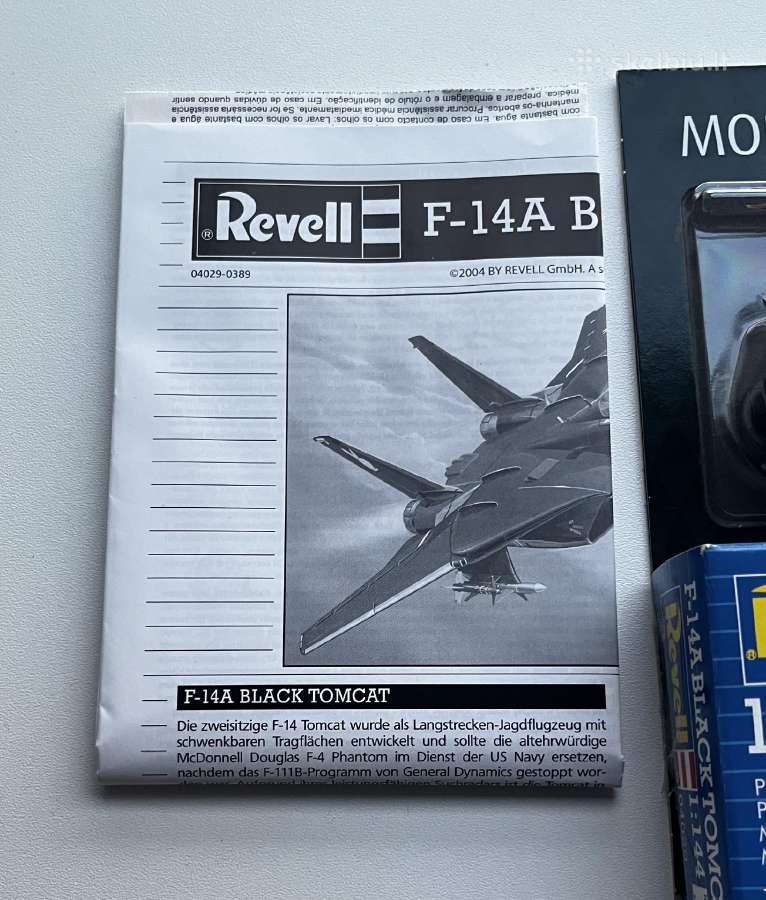 F-14a tomcat Revell modeliukas - nuotraukos Nr. 3