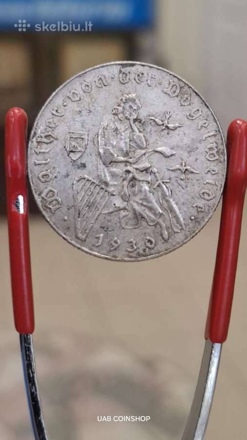 Austrija 1930 2 šilingai sidabras - nuotraukos Nr. 2