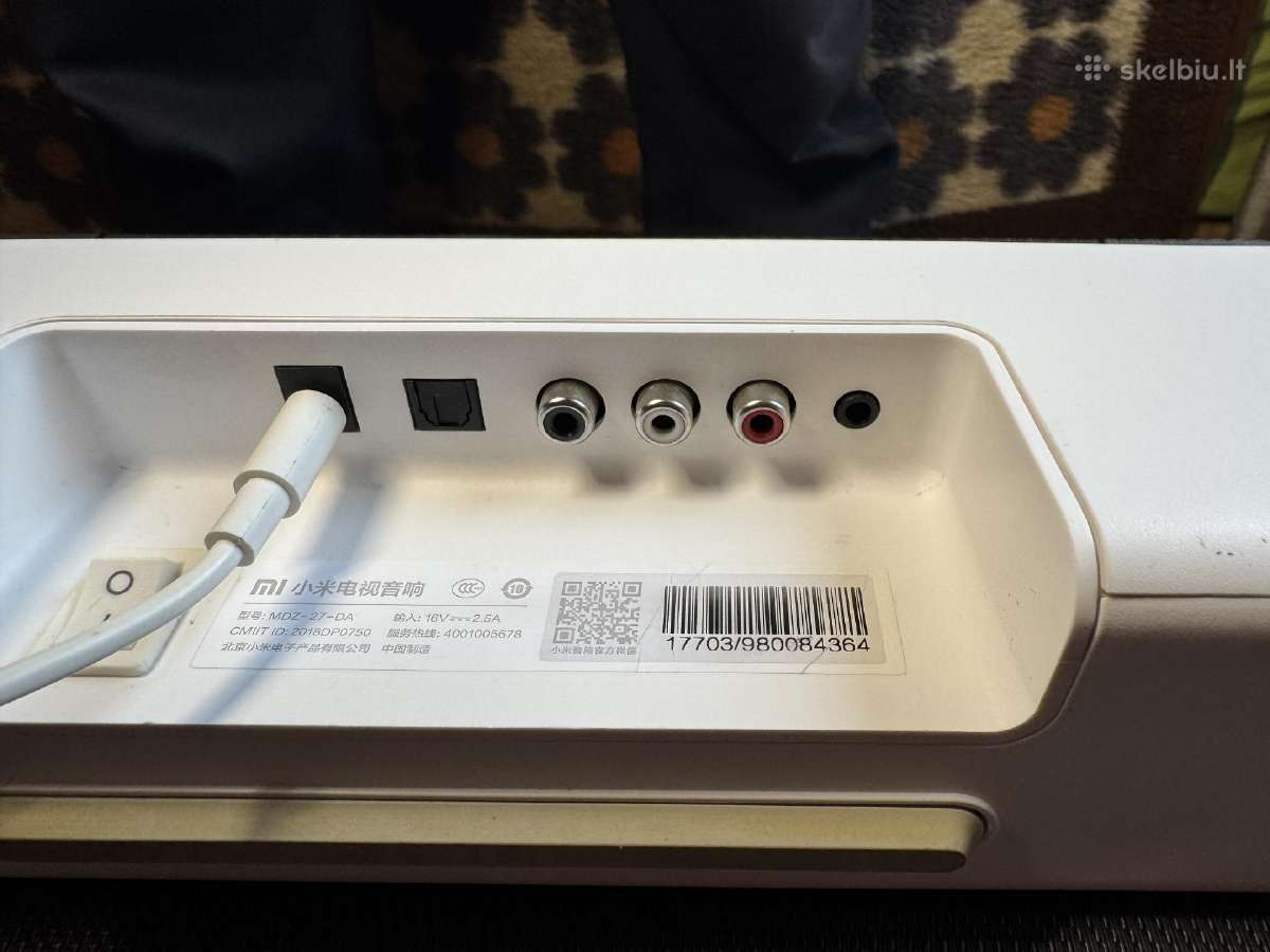 Garso kolonėlė Xiaomi Mi TV Soundbar - nuotraukos Nr. 6