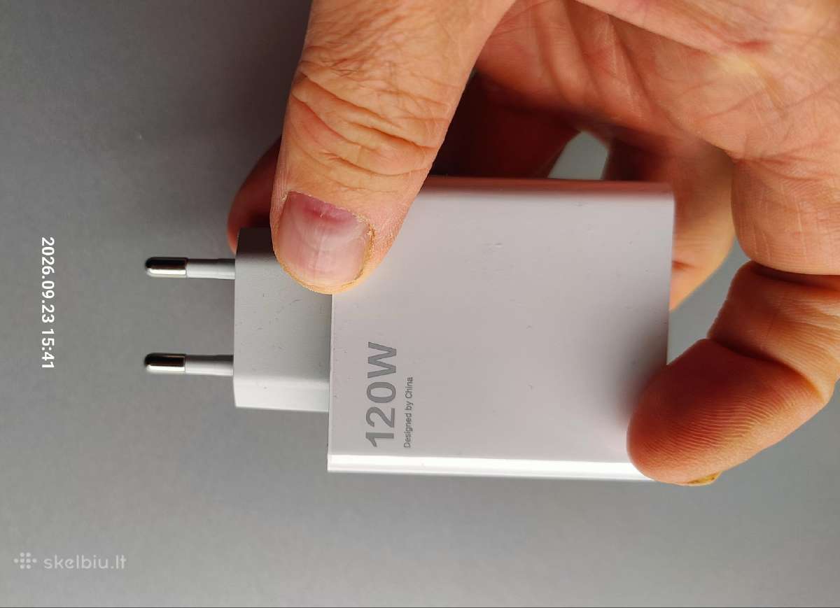 Įkroviklis 120w C-type+2m laidas,naujas - nuotraukos Nr. 9