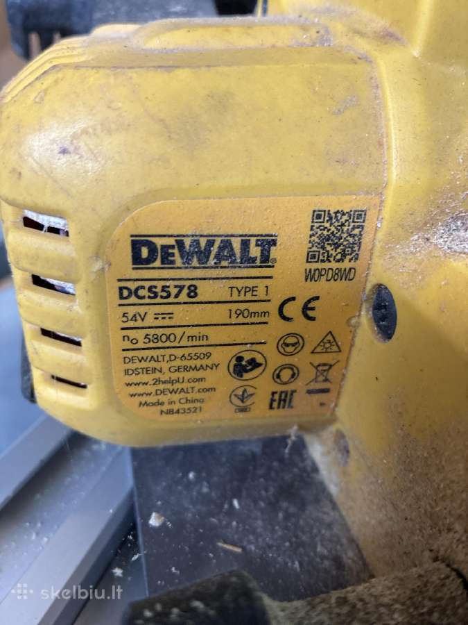 Diskiniai pjūklai Hilti Dewalt Metabo - nuotraukos Nr. 15