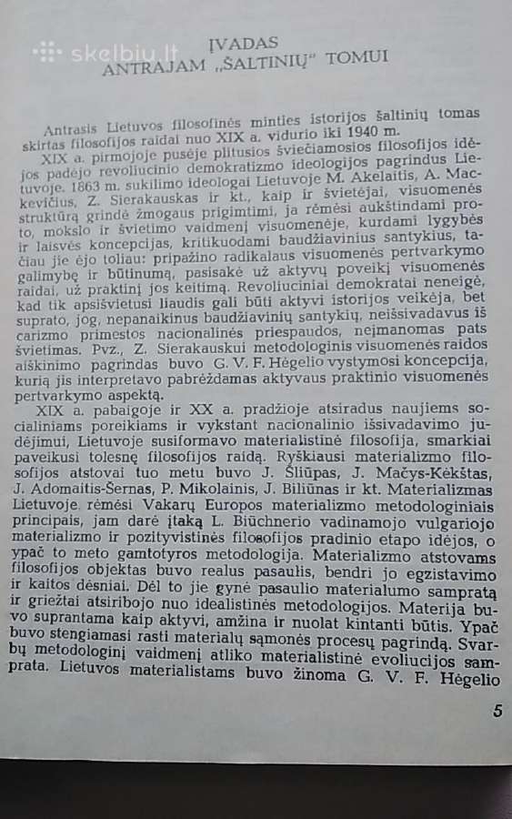 Lietuvos filosofinės minties istorijos šaltiniai 2 - nuotraukos Nr. 4
