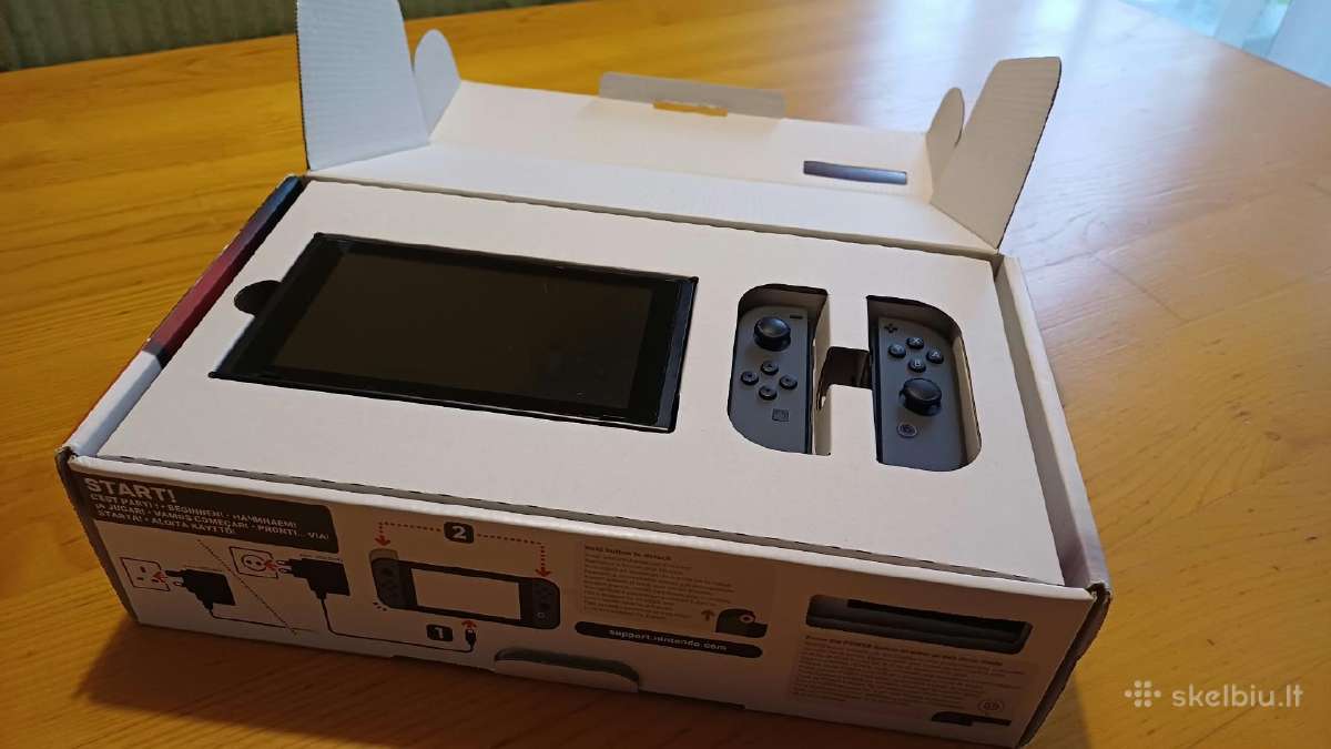 Nintendo Switch + 2 kontroleriai + priedai - nuotraukos Nr. 3
