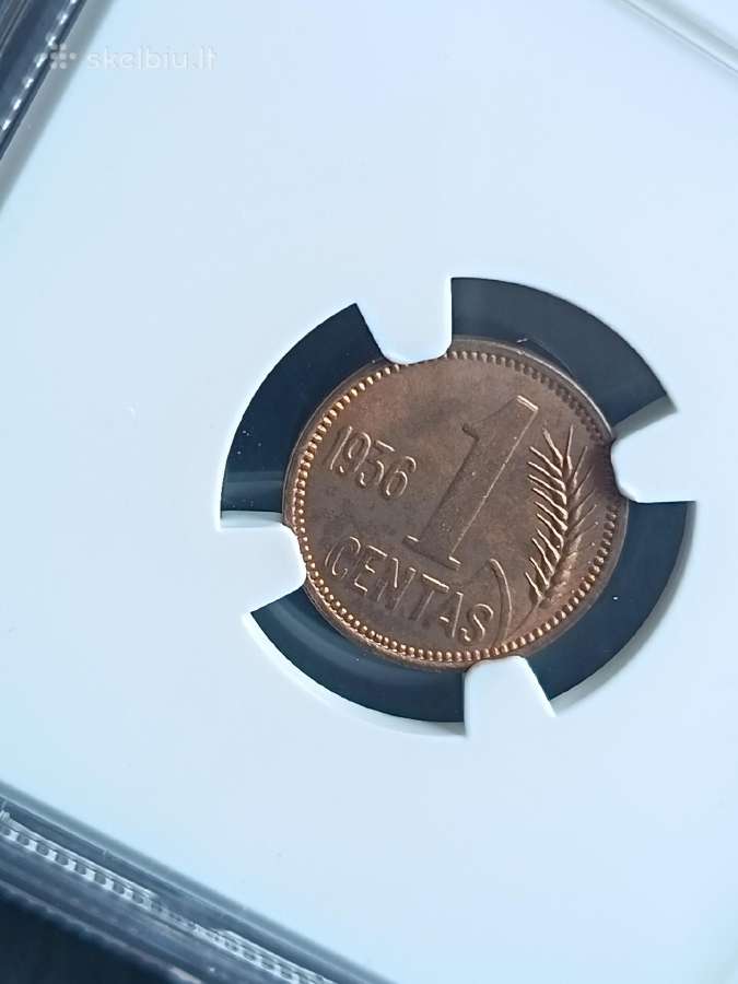 1 centas, 1936 m. Ngc / Ms 64 Rb - nuotraukos Nr. 5