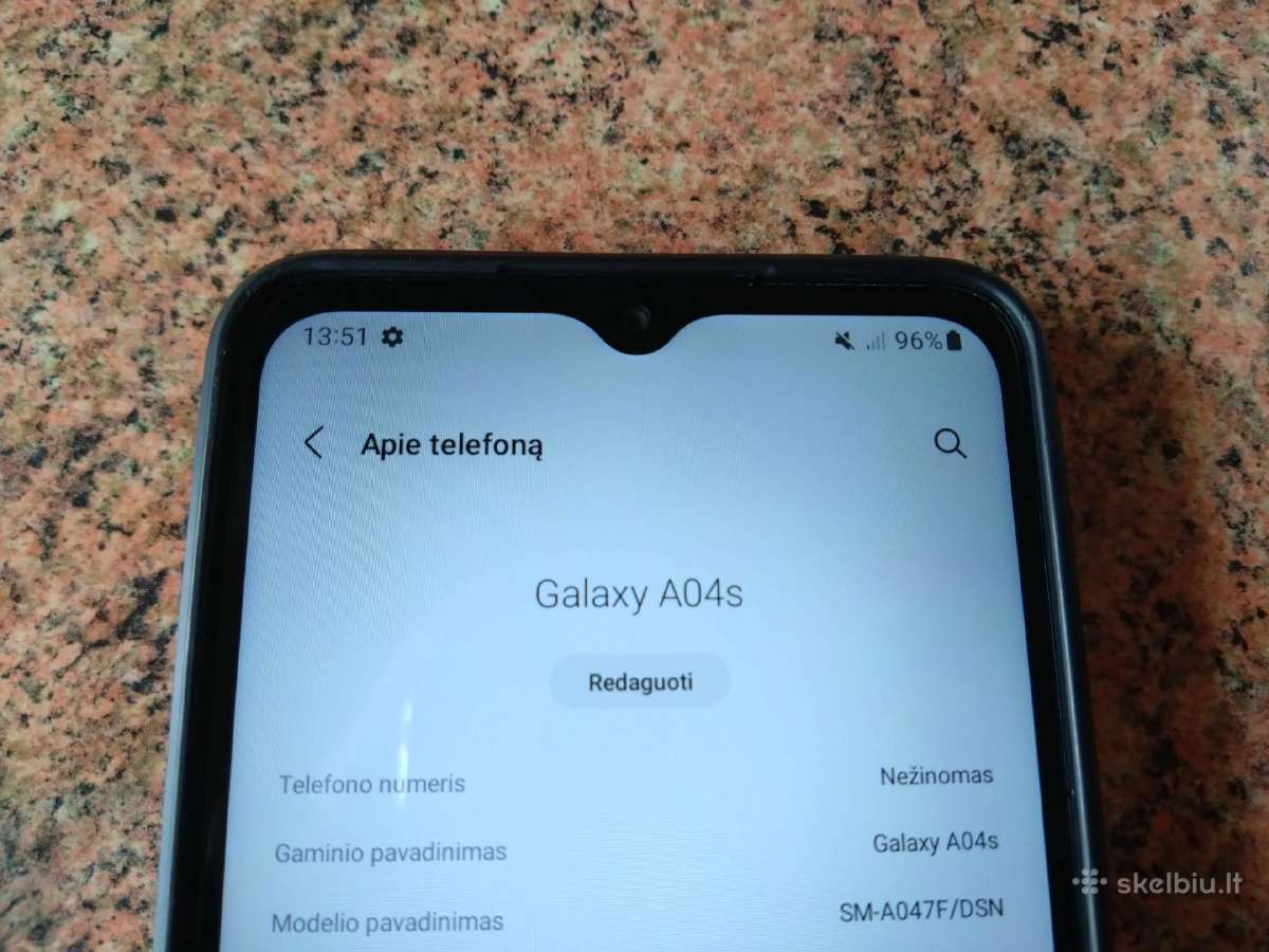 Samsung galaxy A04s - nuotraukos Nr. 3