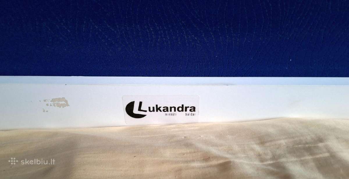 Mėlyna sofa-lova geros būklės (turime 2 vnt.) - nuotraukos Nr. 4