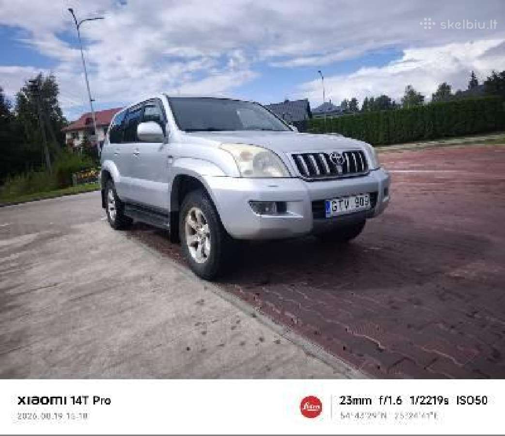 Parduodu Land Cruiser Prado 120 - nuotraukos Nr. 5