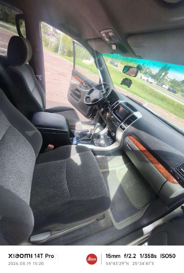 Parduodu Land Cruiser Prado 120 - nuotraukos Nr. 9