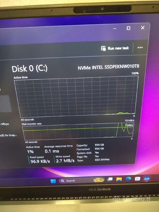 Zenbook ux425 i7-1165/16/1tb SSD - nuotraukos Nr. 6