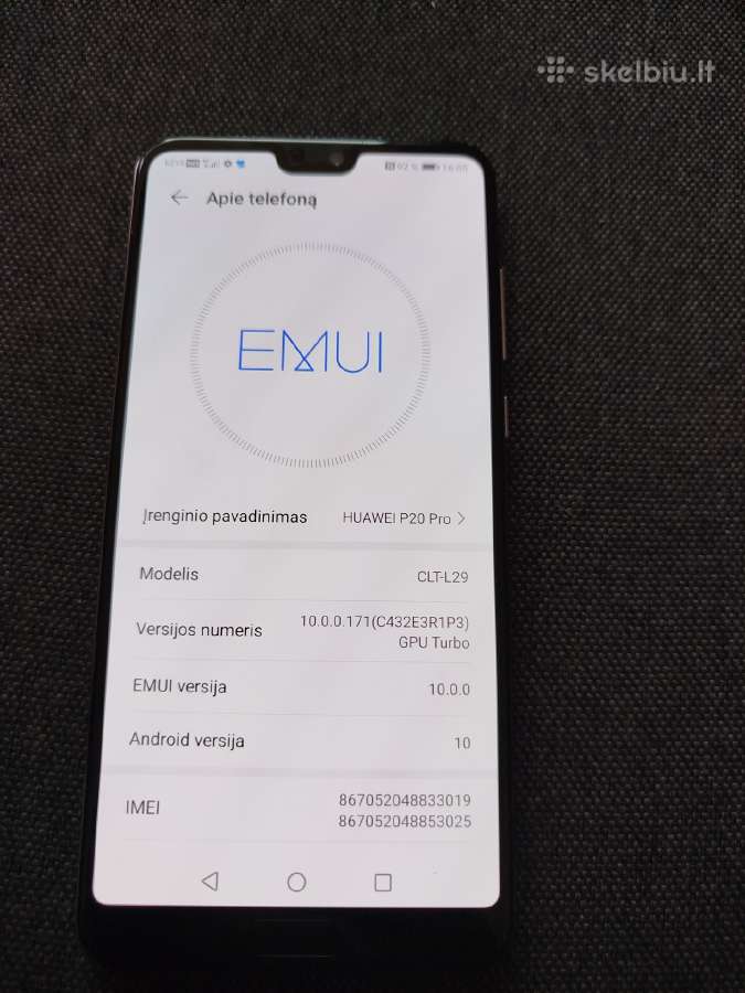 Huawei p20 pro - nuotraukos Nr. 2