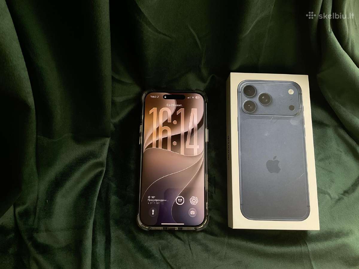 Parduodu iPhone 17 pro max 256 garantija - nuotraukos Nr. 3