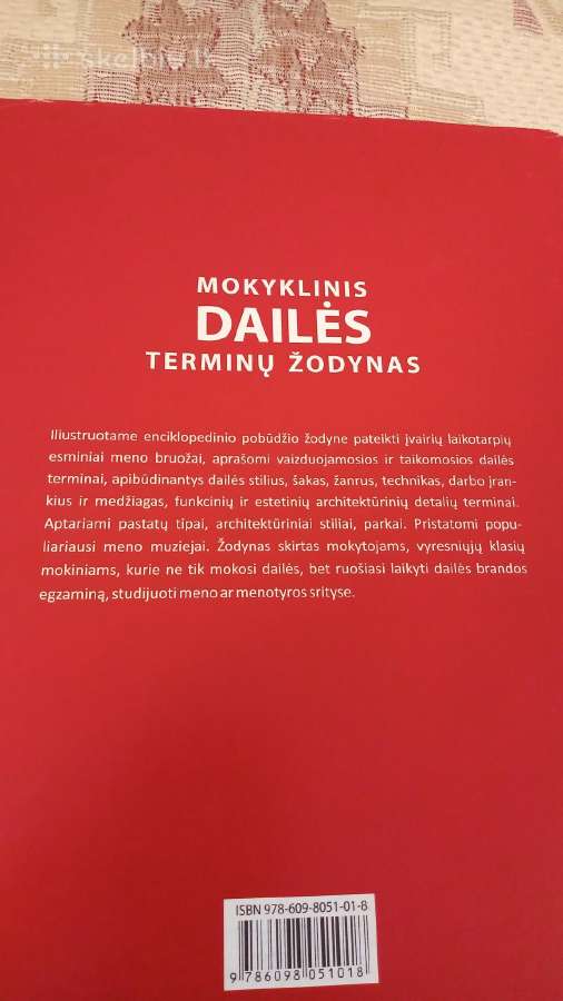 Mokyklinis dailės terminų žodynas - nuotraukos Nr. 5