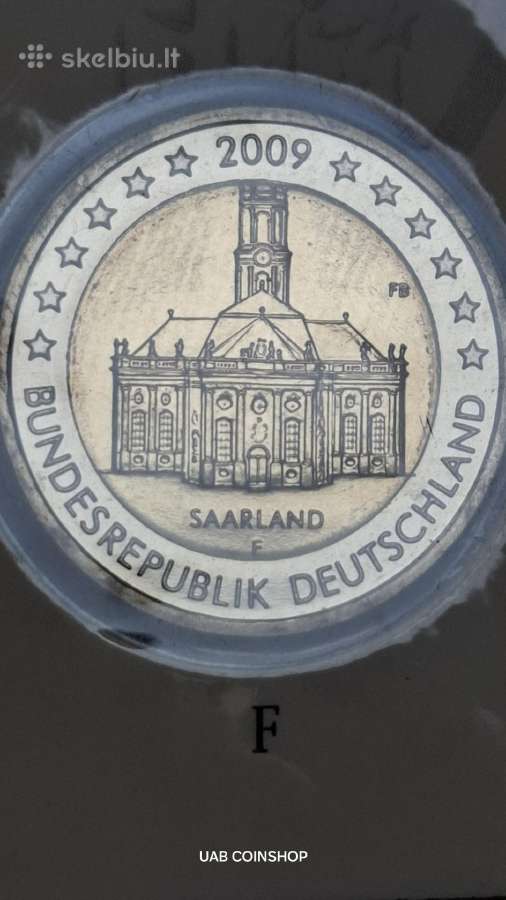 Vokietija 2007 2008 2009 2€ Adfgj - nuotraukos Nr. 4