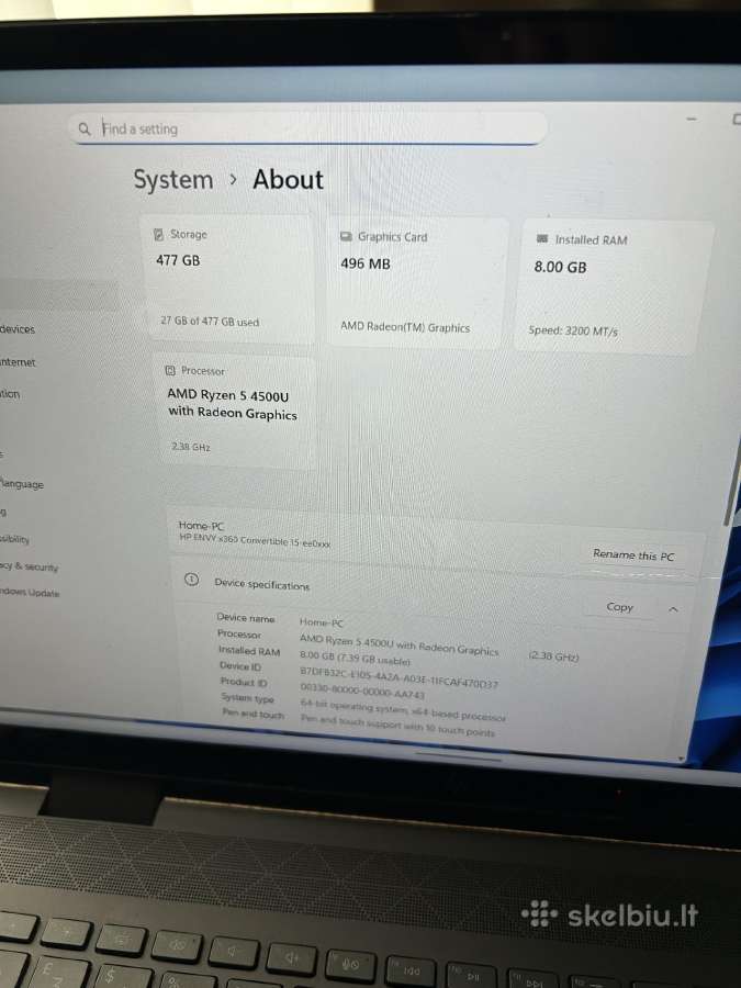 Hp envy x360 - nuotraukos Nr. 2