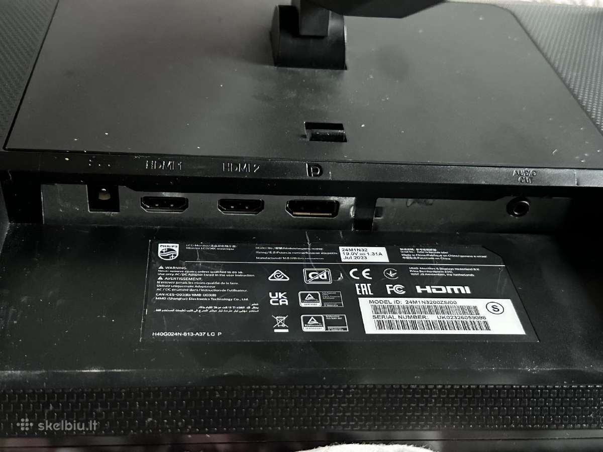 Philips Evnia 24m1n3200za/00 Monitorius. 165hz. - nuotraukos Nr. 3