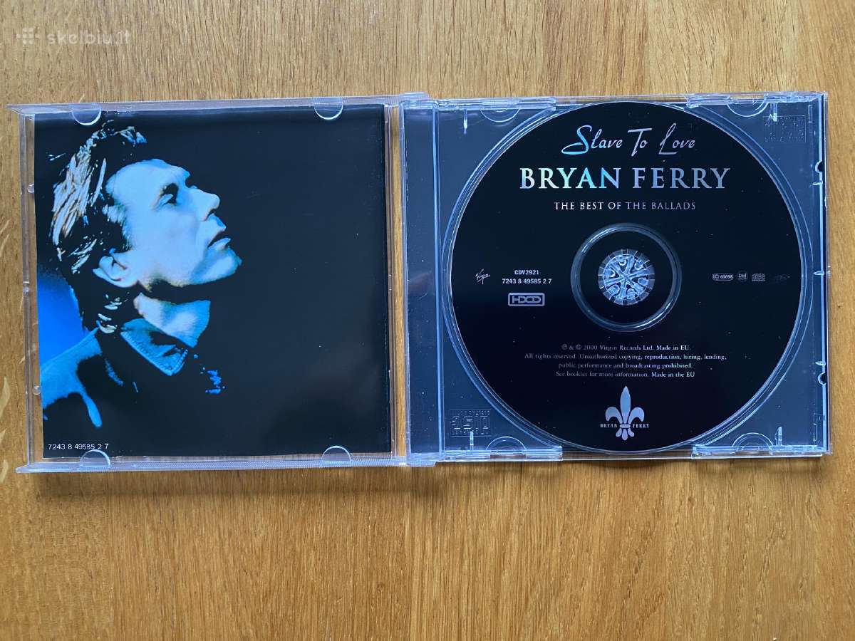 Originalus Brian Ferry "Slave to love" CD - nuotraukos Nr. 3