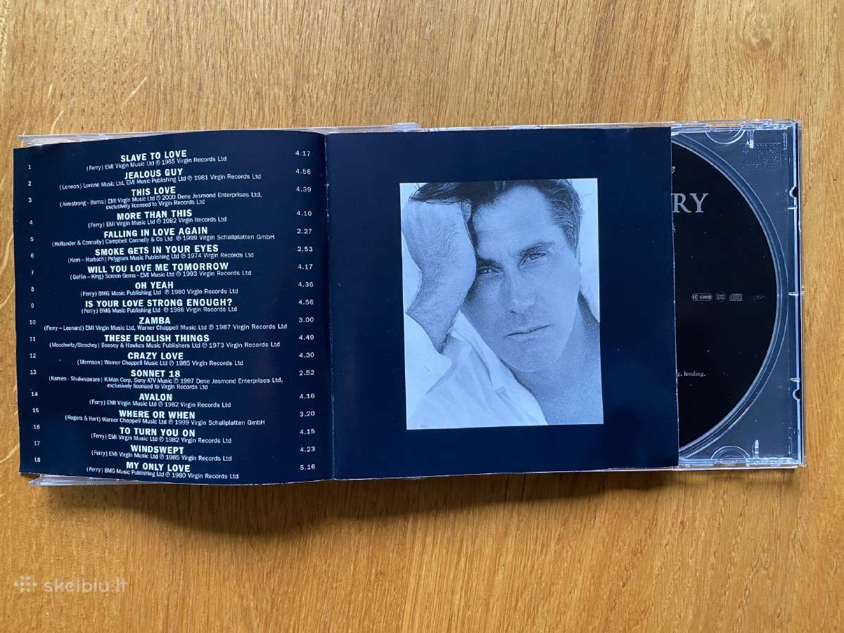 Originalus Brian Ferry "Slave to love" CD - nuotraukos Nr. 4