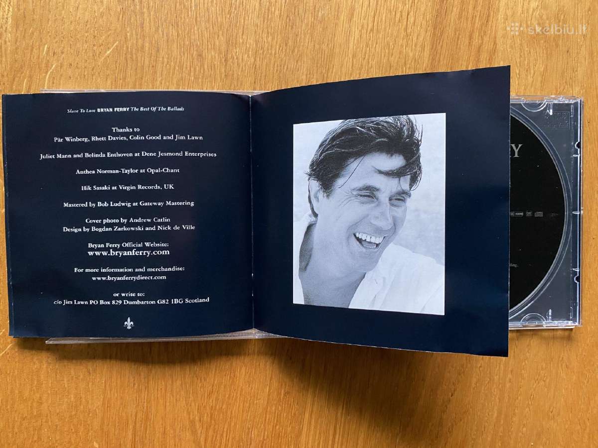 Originalus Brian Ferry "Slave to love" CD - nuotraukos Nr. 7