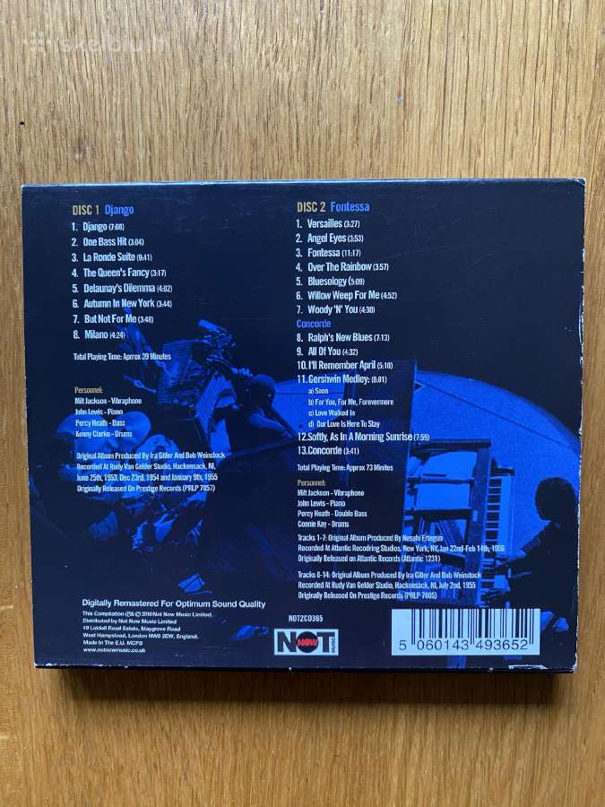 Originalus The Modern Jazz Quartet 2x CD - nuotraukos Nr. 2