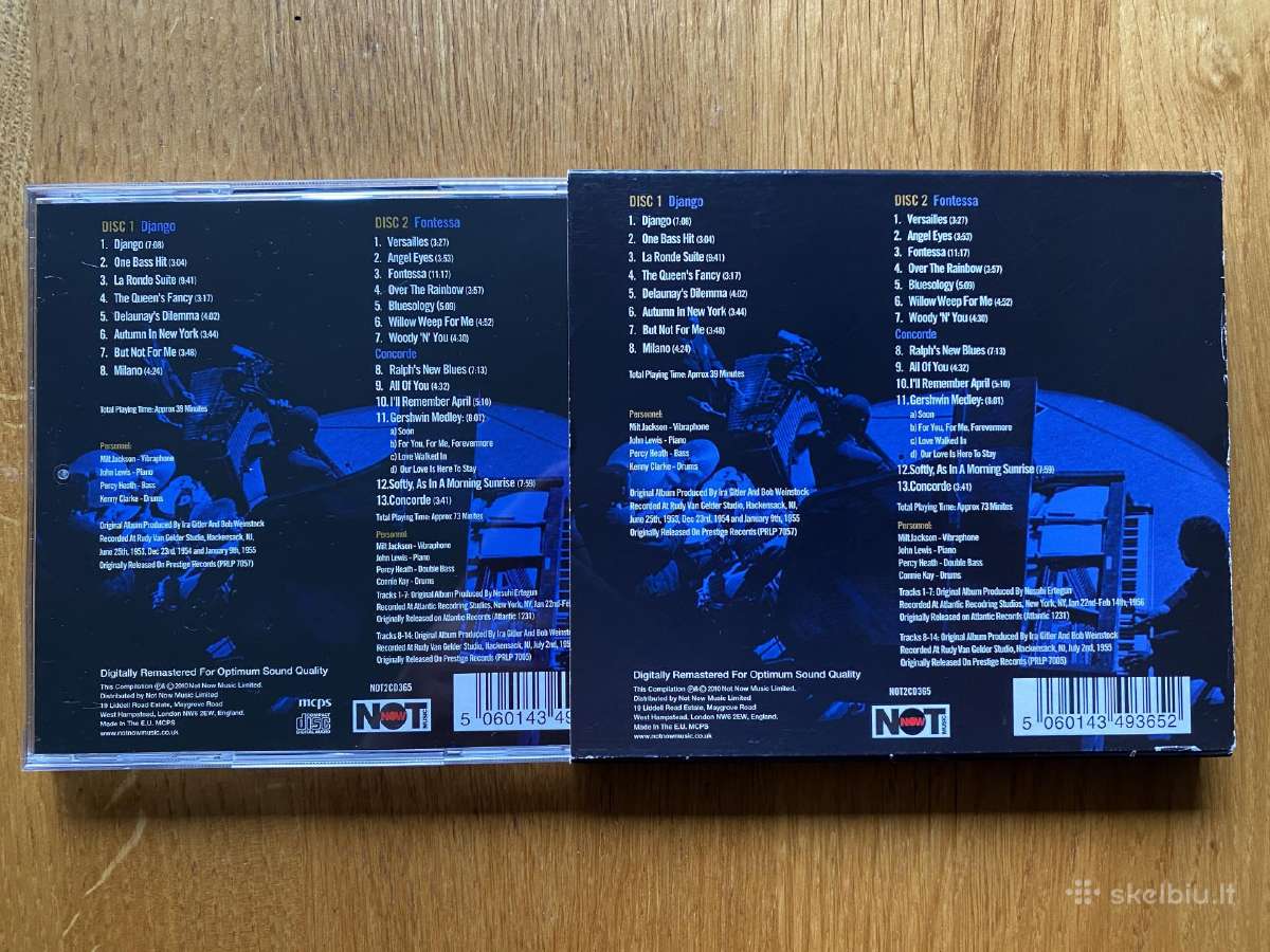 Originalus The Modern Jazz Quartet 2x CD - nuotraukos Nr. 4