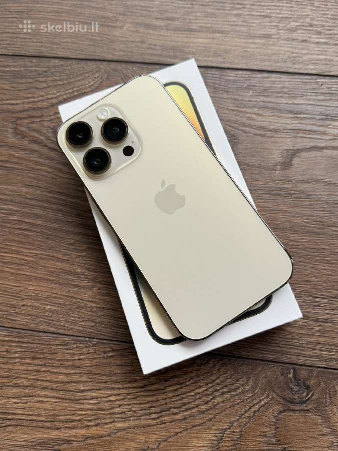 Apple iPhone 14 Pro 128gb Gold BH: 100% - nuotraukos Nr. 2