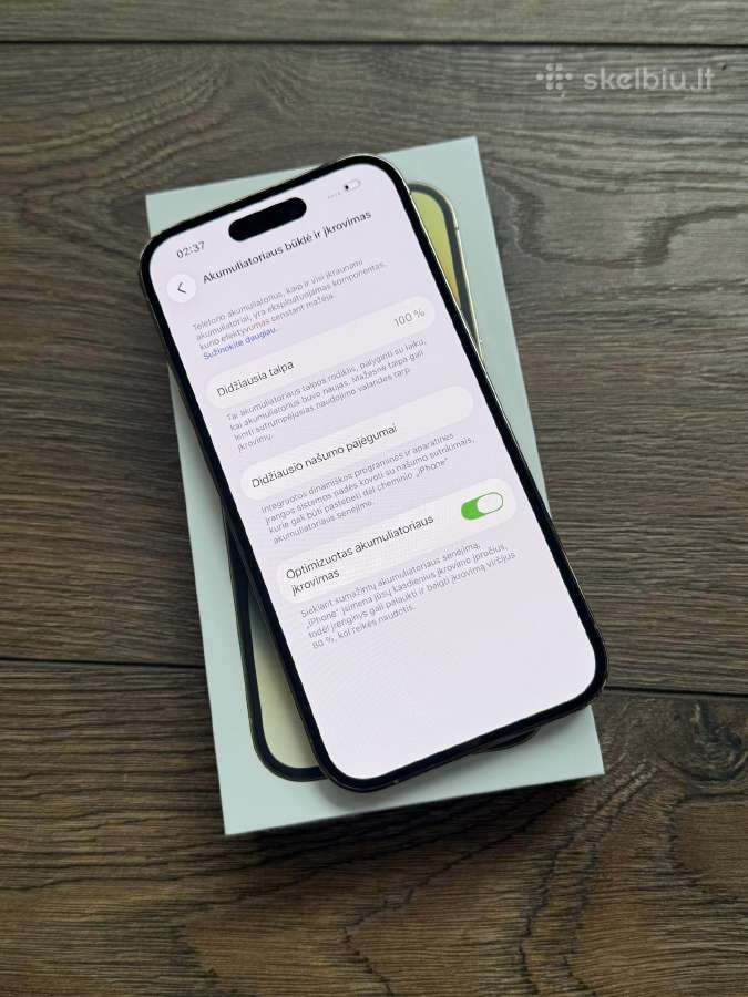 Apple iPhone 14 Pro 128gb Gold BH: 100% - nuotraukos Nr. 8
