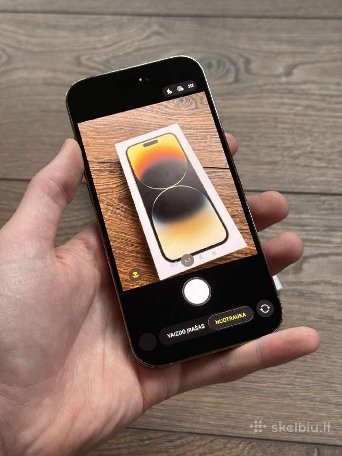 Apple iPhone 14 Pro 128gb Gold BH: 100% - nuotraukos Nr. 10