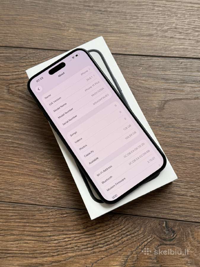 Apple iPhone 15 Plus 128gb Black - nuotraukos Nr. 8