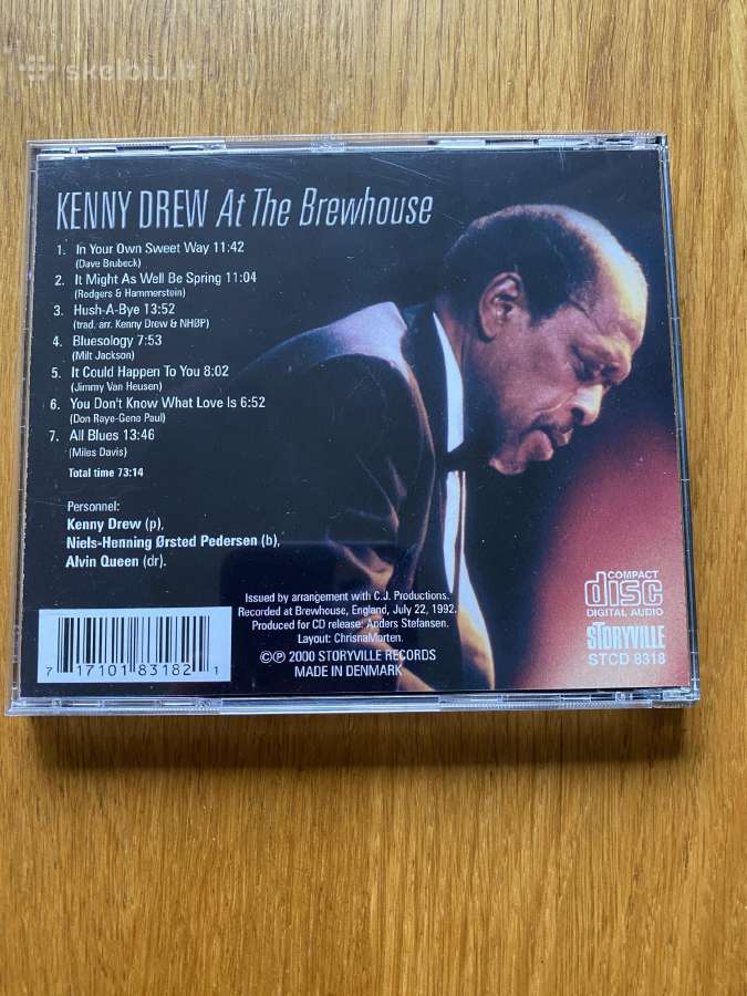 Originalus Kenny Drew Trio " At The Brewhouse" CD - nuotraukos Nr. 2