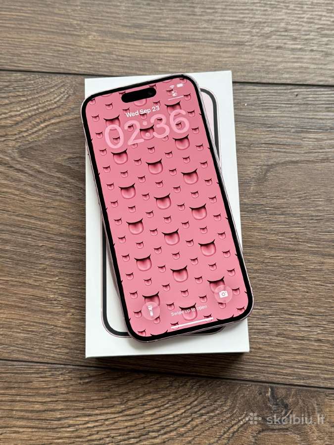 Apple iPhone 15 256gb Pink - nuotraukos Nr. 3