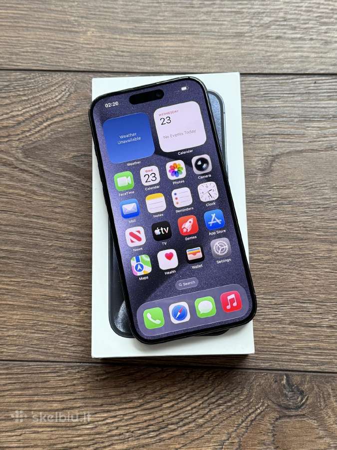 Apple iPhone 15 Pro 256gb Blue Titanium - nuotraukos Nr. 4
