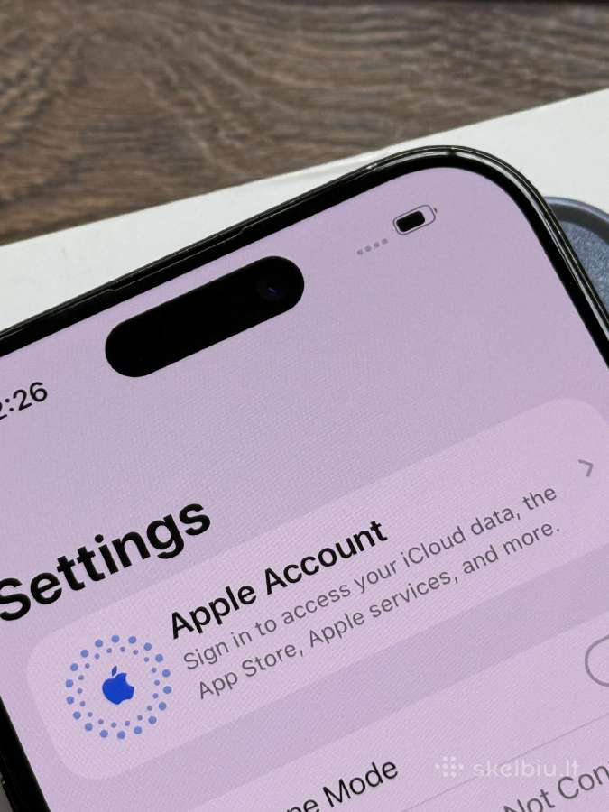 Apple iPhone 15 Pro 256gb Blue Titanium - nuotraukos Nr. 6