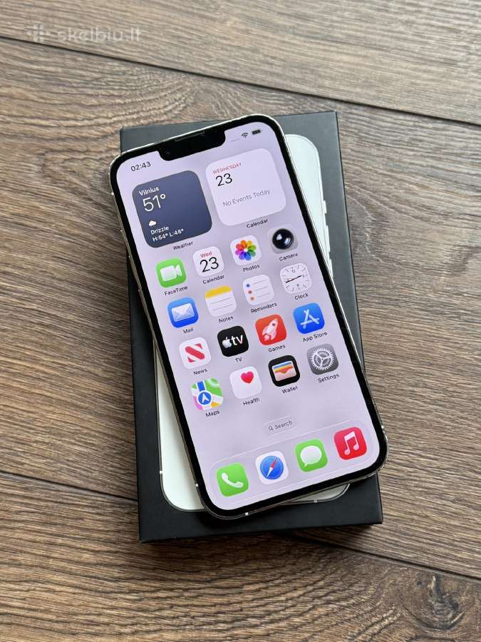 Apple iPhone 13 Pro 256gb Silver - nuotraukos Nr. 4