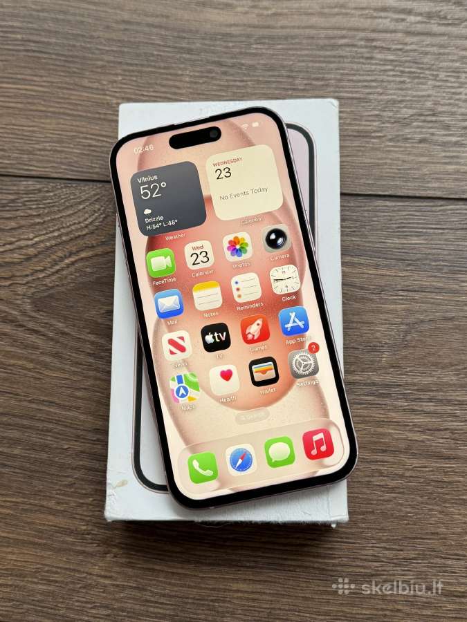 Apple iPhone 15 128gb Pink - nuotraukos Nr. 4
