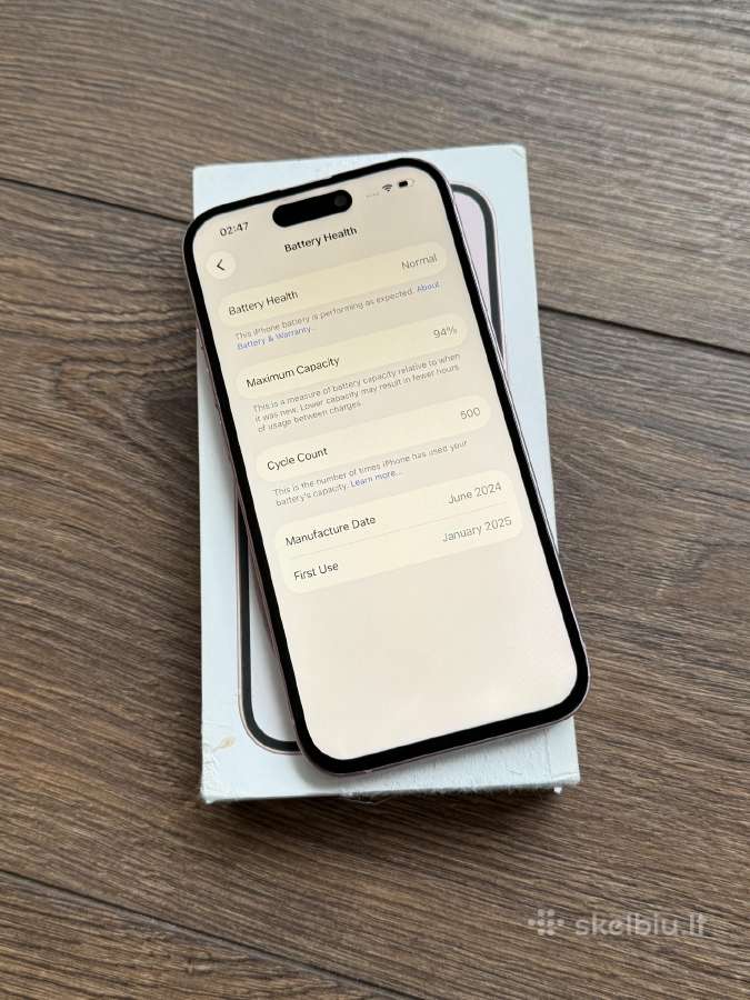 Apple iPhone 15 128gb Pink - nuotraukos Nr. 7