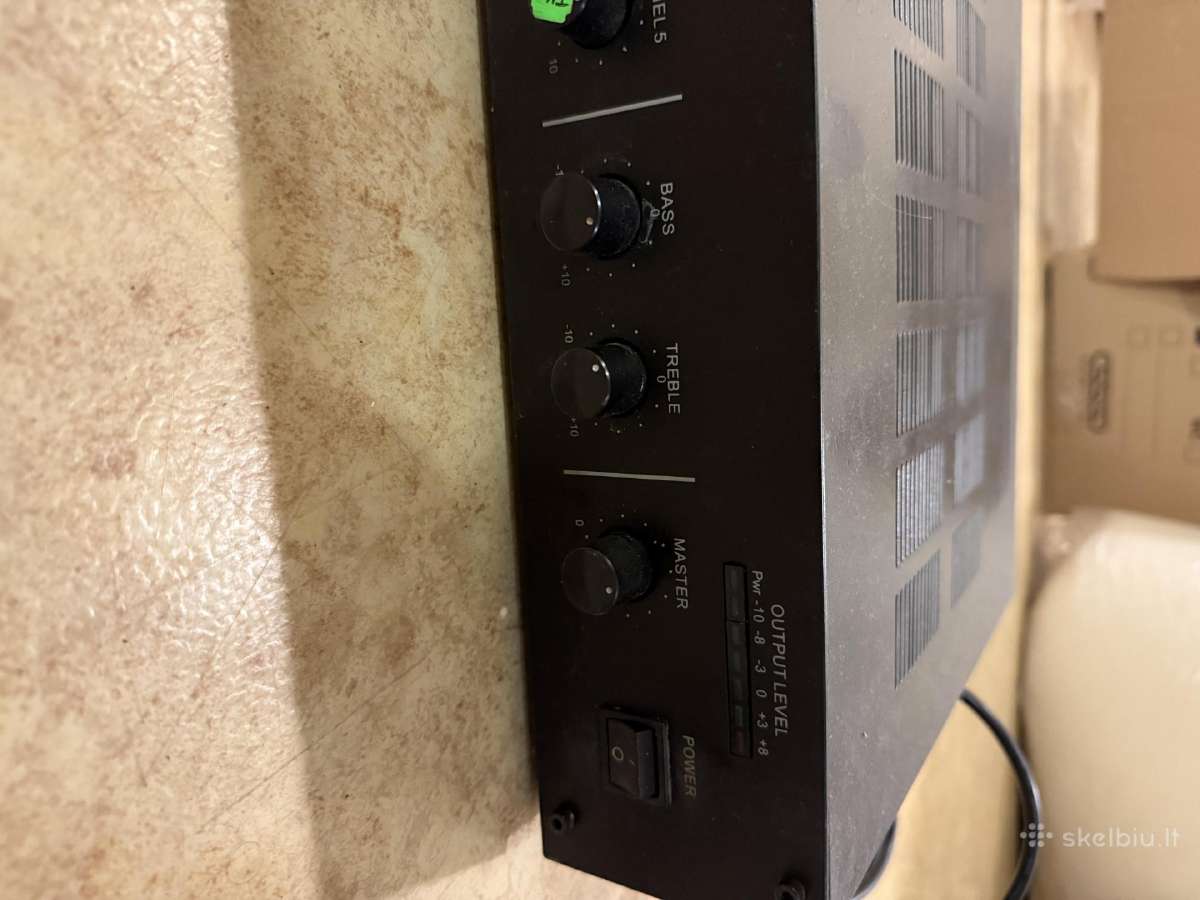 Stiprintuvas-mikseris „Amc Mixer Amplifier Ma 60“ - nuotraukos Nr. 3