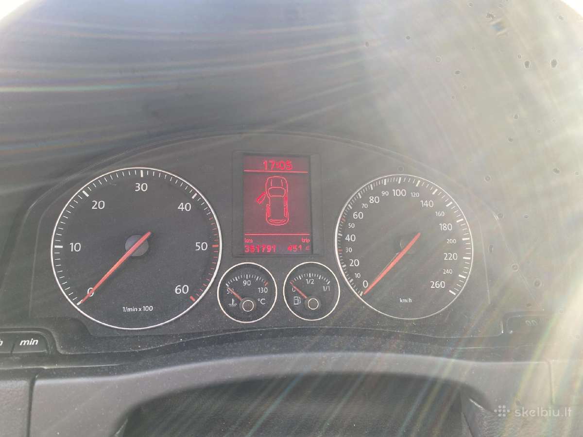Golf Plus 2005m. 1.9l Tdi 74kw - nuotraukos Nr. 9