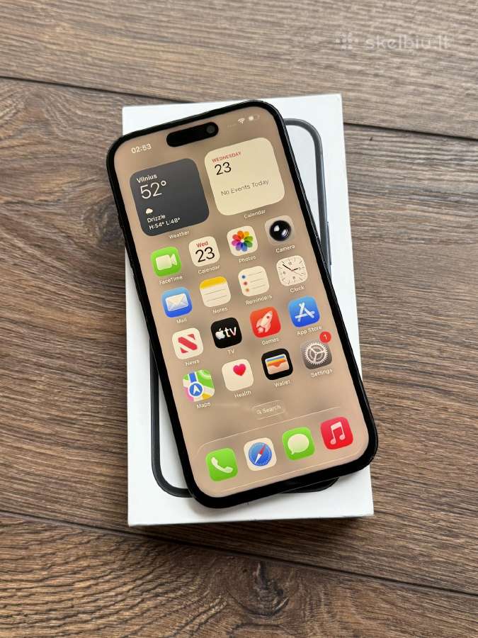 Apple iPhone 15 128gb Black - nuotraukos Nr. 3