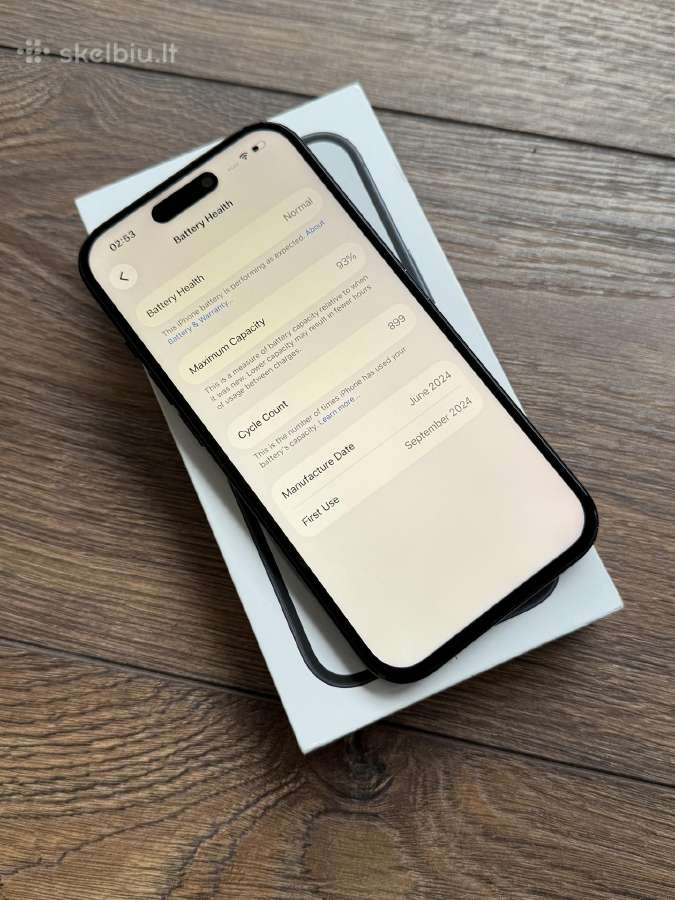 Apple iPhone 15 128gb Black - nuotraukos Nr. 6