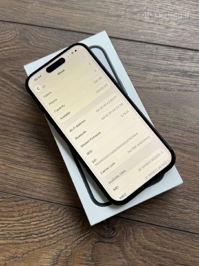 Apple iPhone 15 128gb Black - nuotraukos Nr. 7